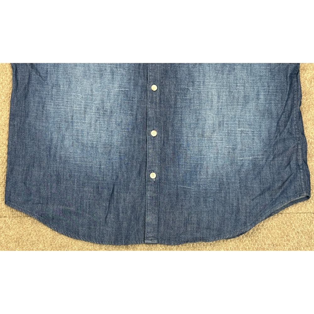 Joe's Jeans The Shirt Long Sleeve Button Up Men's Denim Shirt Size XXL - Picture 2 of 11